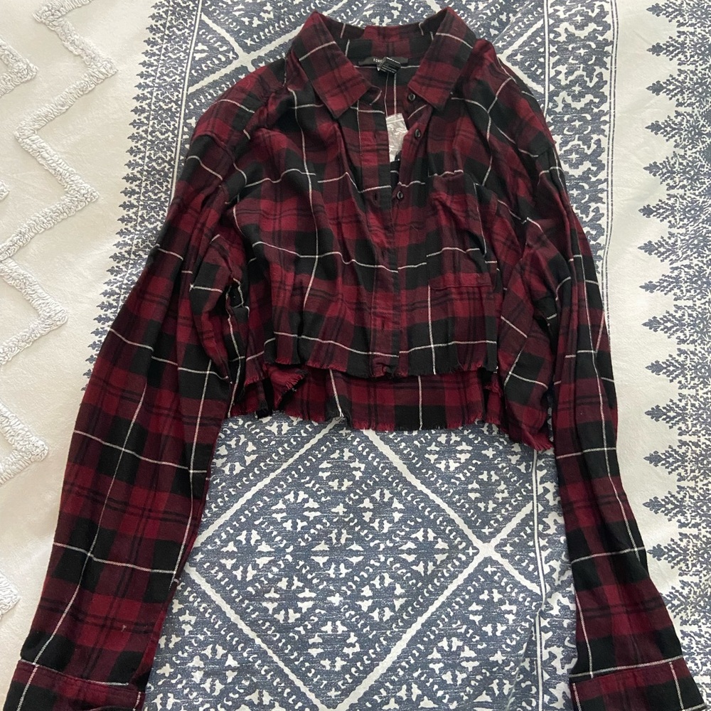 Long sleeve crop top